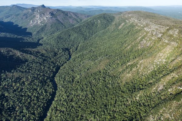 Linville Gorge Wilderness low altitude aerial photo over the Linville River in Burke County in Linville Falls, North Carolina - Pilot Anthony Pretorius - © 2015 David Oppenheimer - Performance Impressions Photography Archives - www.performanceimpressions.com